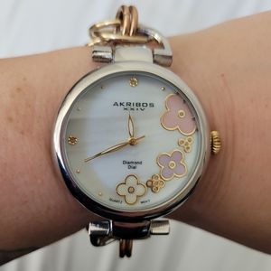 Akribos XXIV Women's Lady Diamond Watch